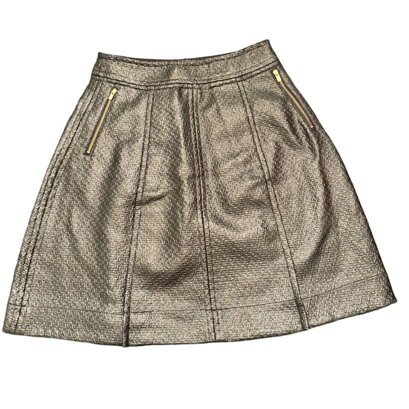 Banana Republic Vegan Faux Leather Skirt Size 2p